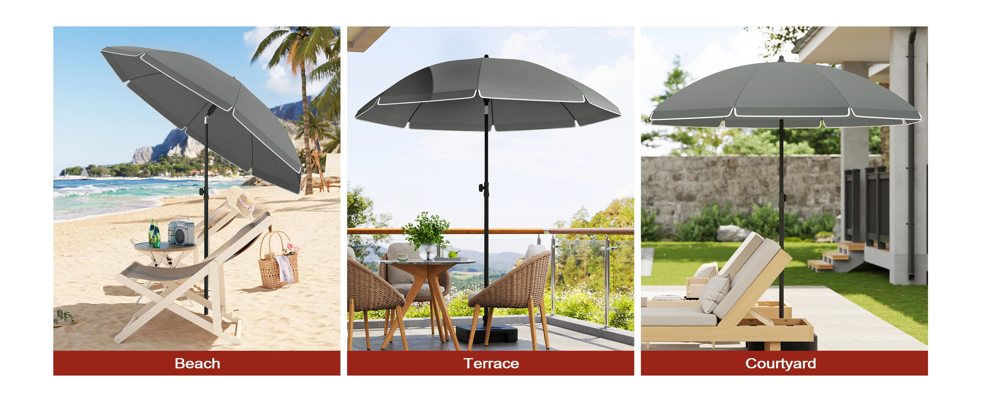 Parasol Rond Imperméable