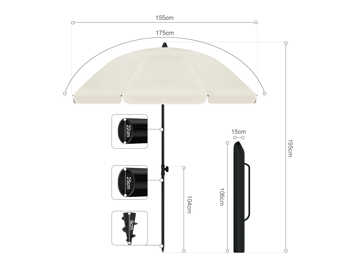 Parasol Rond Imperméable