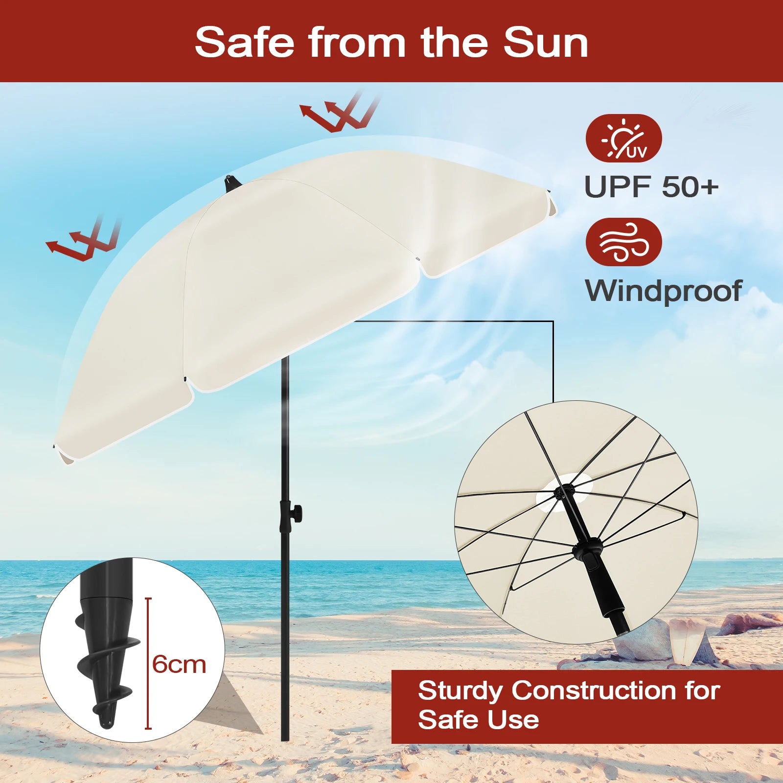 Parasol Rond Imperméable
