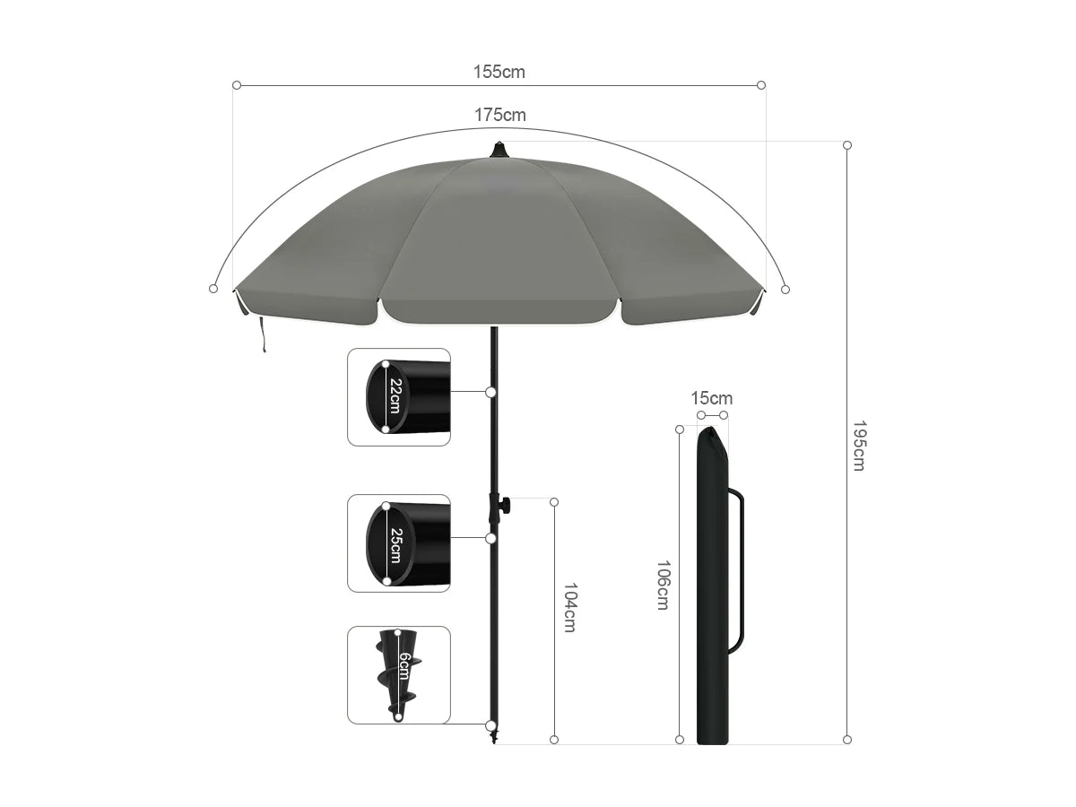 Parasol Rond Imperméable
