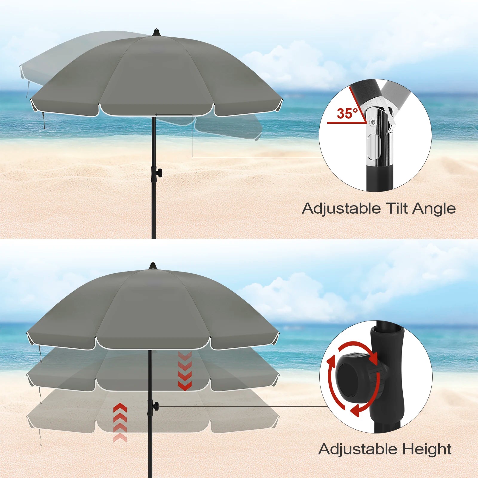 Parasol Rond Imperméable