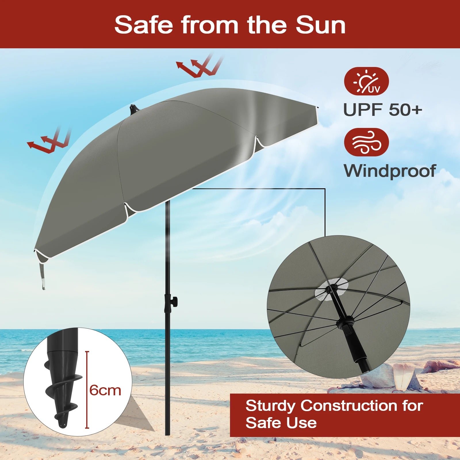 Parasol Rond Imperméable